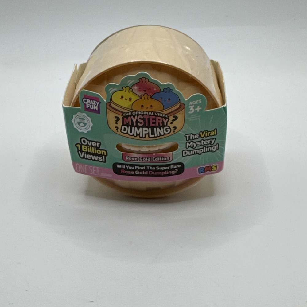 RMS Crazy Fun Mystery Dumpling Rose Gold Edition Viral Squishy Toy New - Mini
